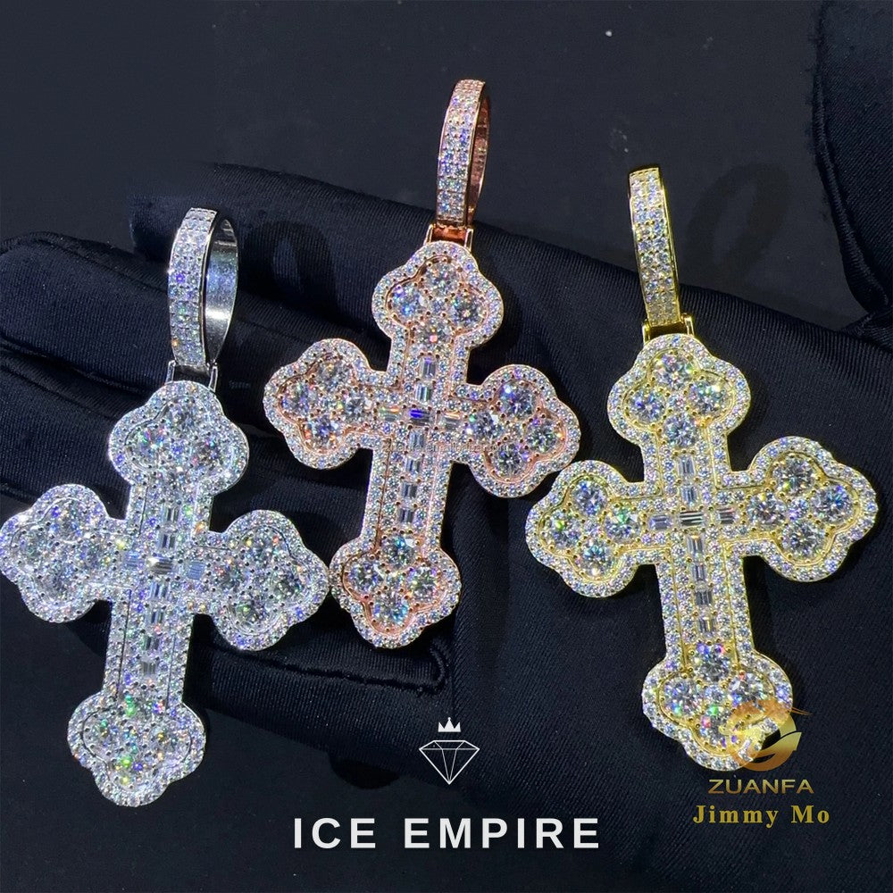 Iced Out Baguette 925 Silver Tennis Chain