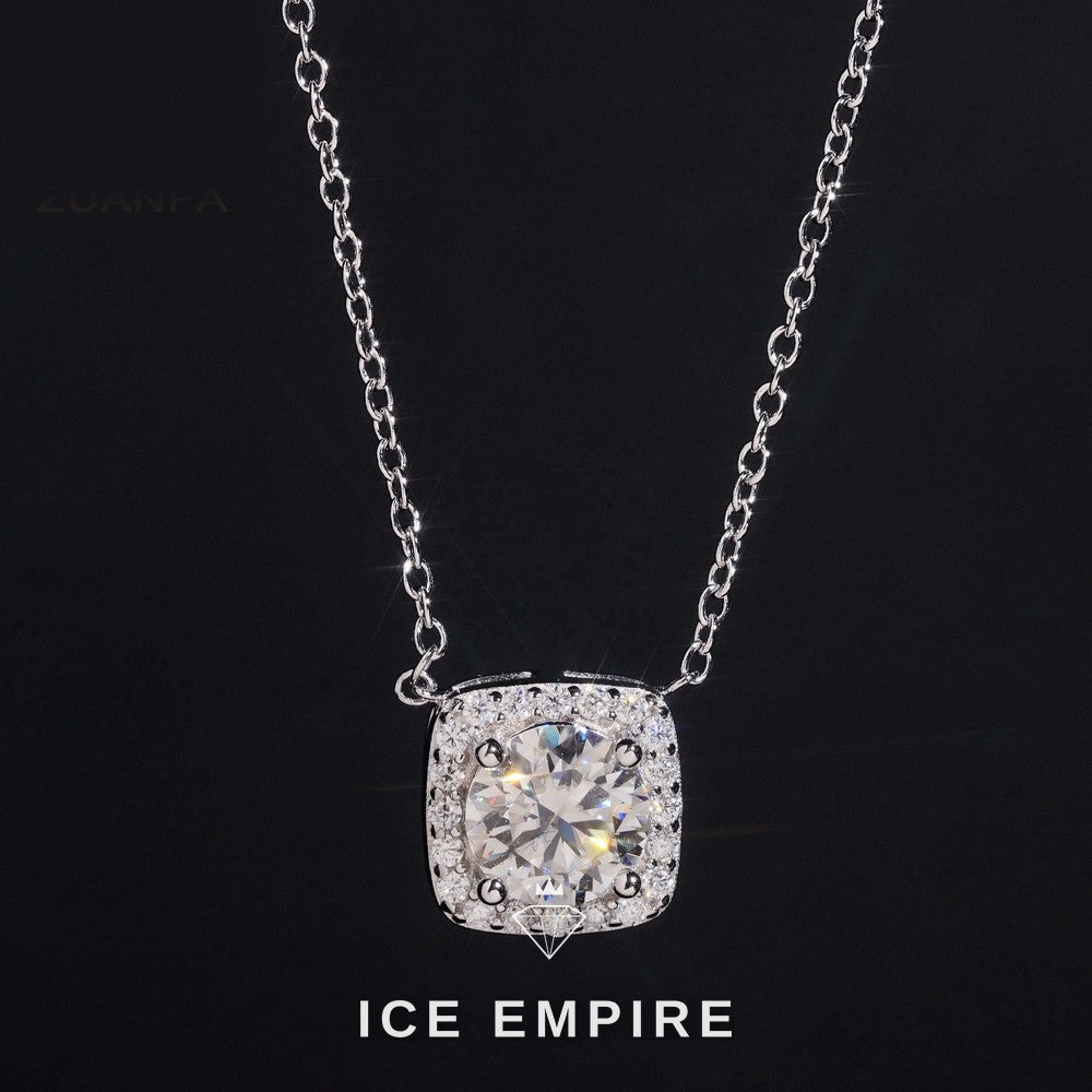 Iced Out Rose Gold Plated Moissanite Cuban Chain
