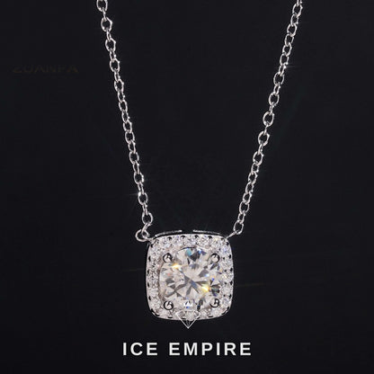 Iced Out Rose Gold Plated Moissanite Cuban Chain