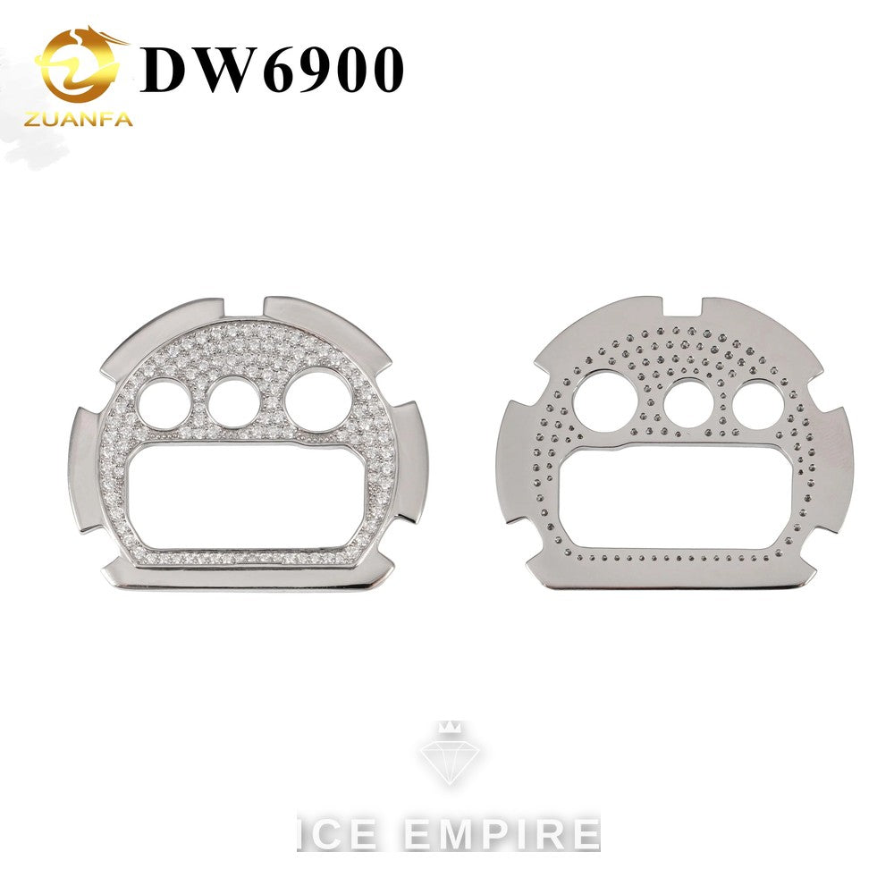 Iced Out 925 Silver Moissanite Watch