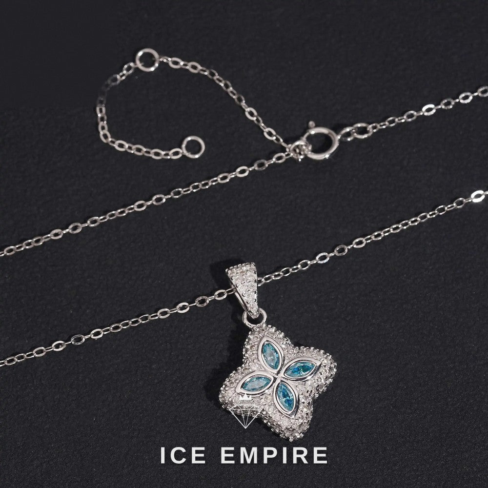 Iced Out Rose Gold Plated Moissanite Cuban Chain