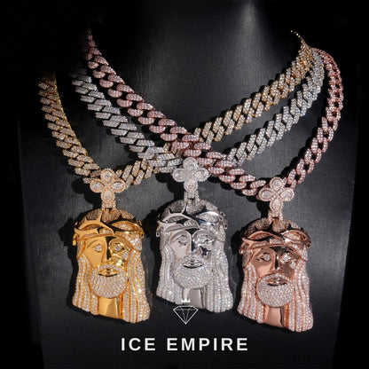 Iced Out 925 Silver Pendant