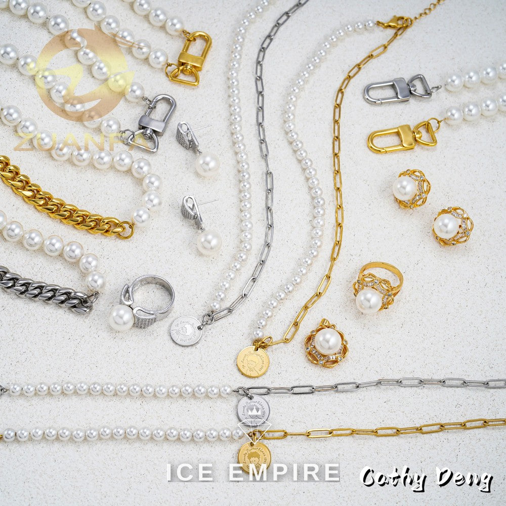Iced Out Rose Gold Plated Cuban Chain