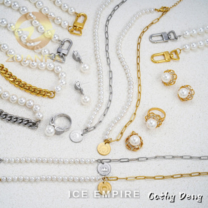 Iced Out Rose Gold Plated Cuban Chain