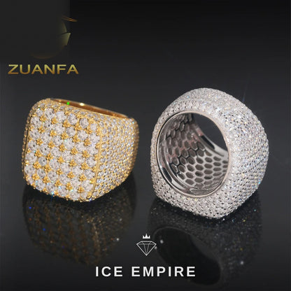 Iced Out 925 Silver Moissanite Cuban Chain