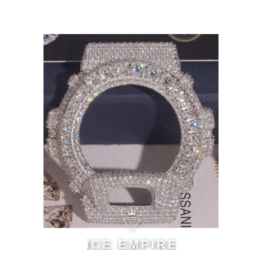 Iced Out 925 Silver Moissanite Watch