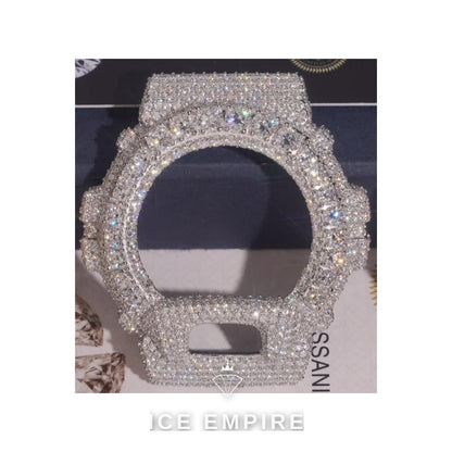 Iced Out 925 Silver Moissanite Watch