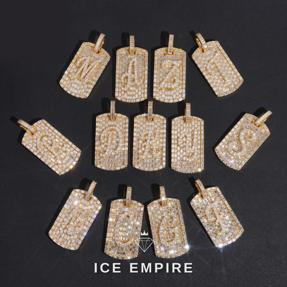 Iced Out Gold Plated Moissanite Pendant