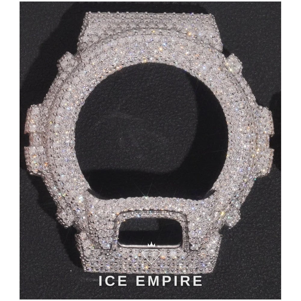 Iced Out 925 Silver Moissanite Watch