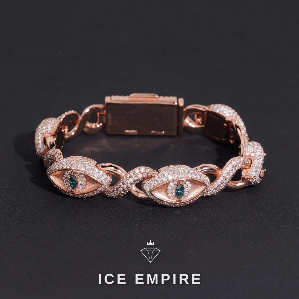 Iced Out 925 Silver Moissanite Cuban Chain