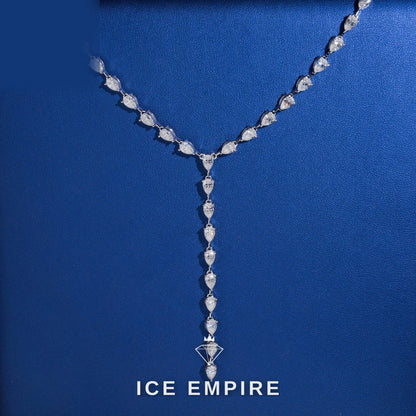 Iced Out 925 Silver Moissanite Cuban Chain