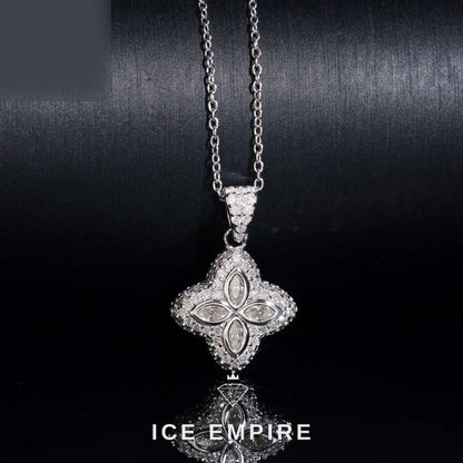 Iced Out 925 Silver Pendant