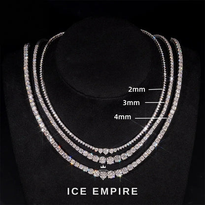 Iced Out Rose Gold Plated Moissanite Cuban Chain