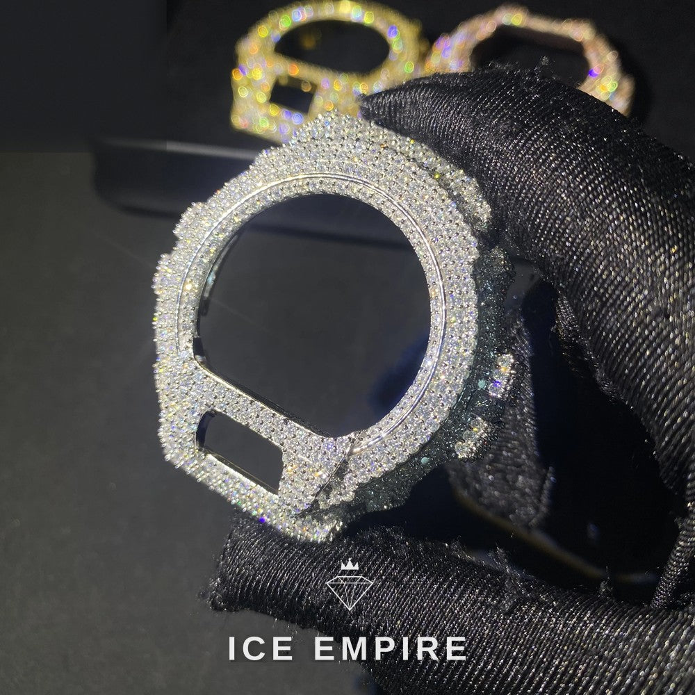 Iced Out 925 Silver Moissanite Watch