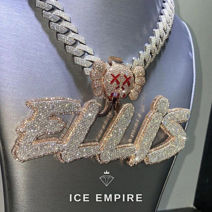Iced Out 925 Silver Pendant