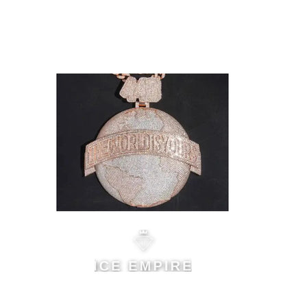 Iced Out 925 Silver Moissanite Pendant