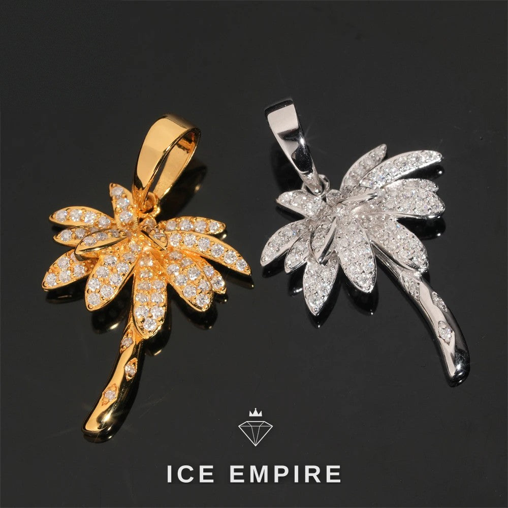 Iced Out 925 Silver Pendant