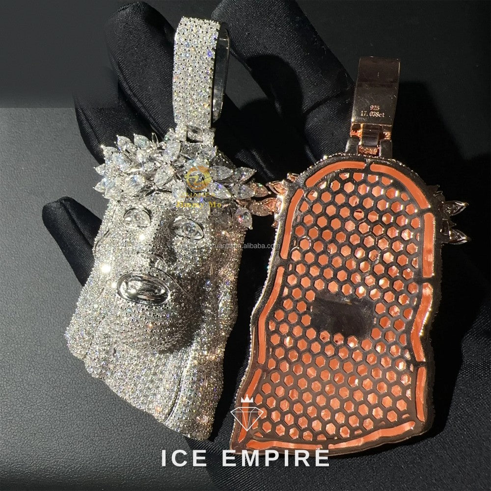 Iced Out 925 Silver Cuban Chain