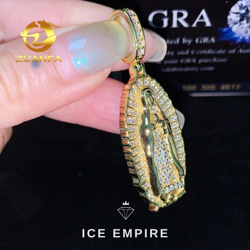 Iced Out Gold Plated Pendant
