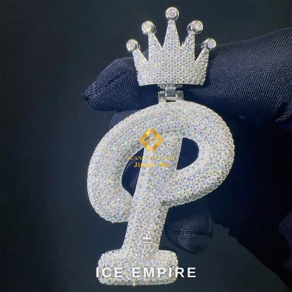Iced Out 925 Silver Pendant