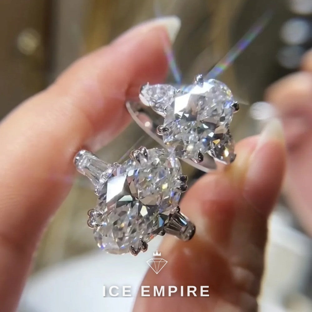Iced Out Gold Plated Lab Grown Diamond Pendant