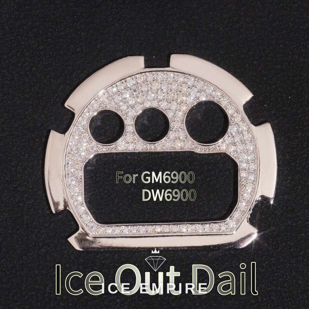 Iced Out 925 Silver Moissanite Watch