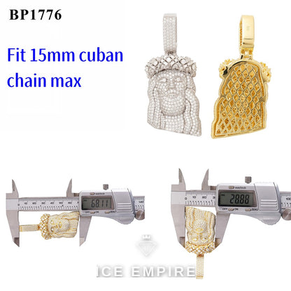 Iced Out Rose Gold Plated Moissanite Cuban Chain