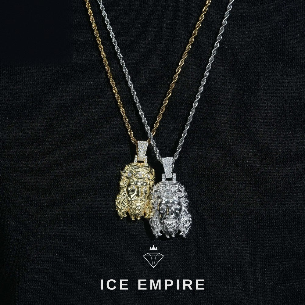 Iced Out 925 Silver Moissanite Pendant