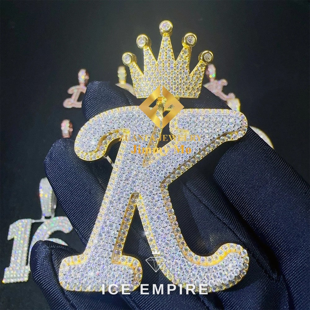 Iced Out 925 Silver Pendant