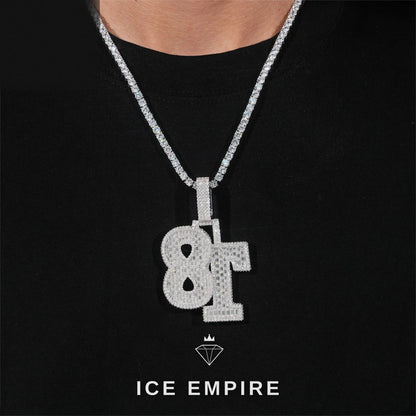 Iced Out Baguette Rose Gold Plated Cuban Chain