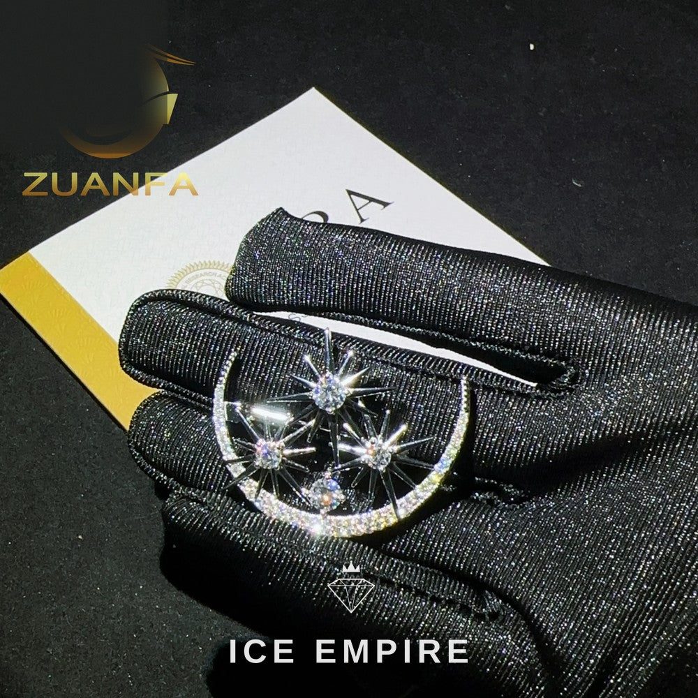 Iced Out Rose Gold Plated Pendant