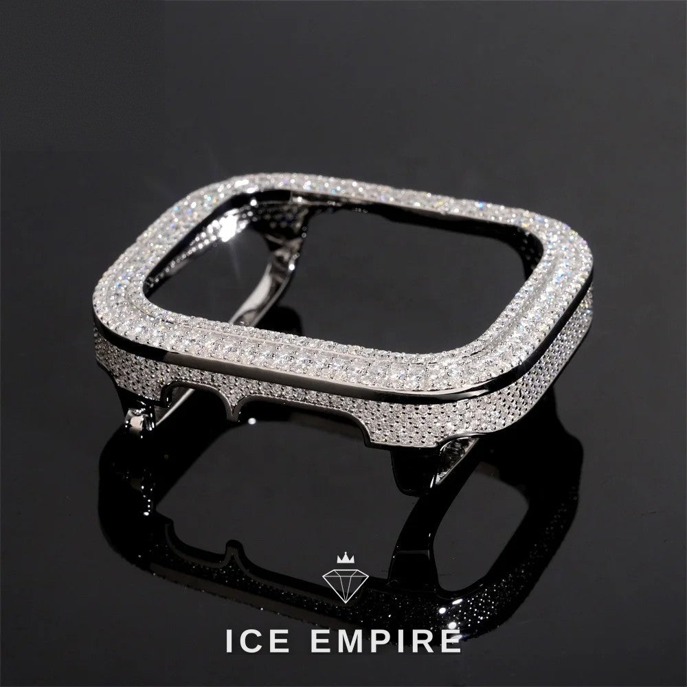 Iced Out 925 Silver Watch