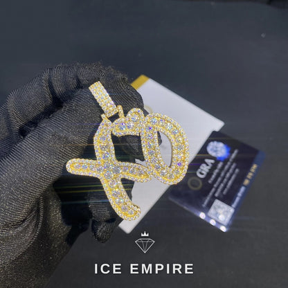 Iced Out 925 Silver Pendant