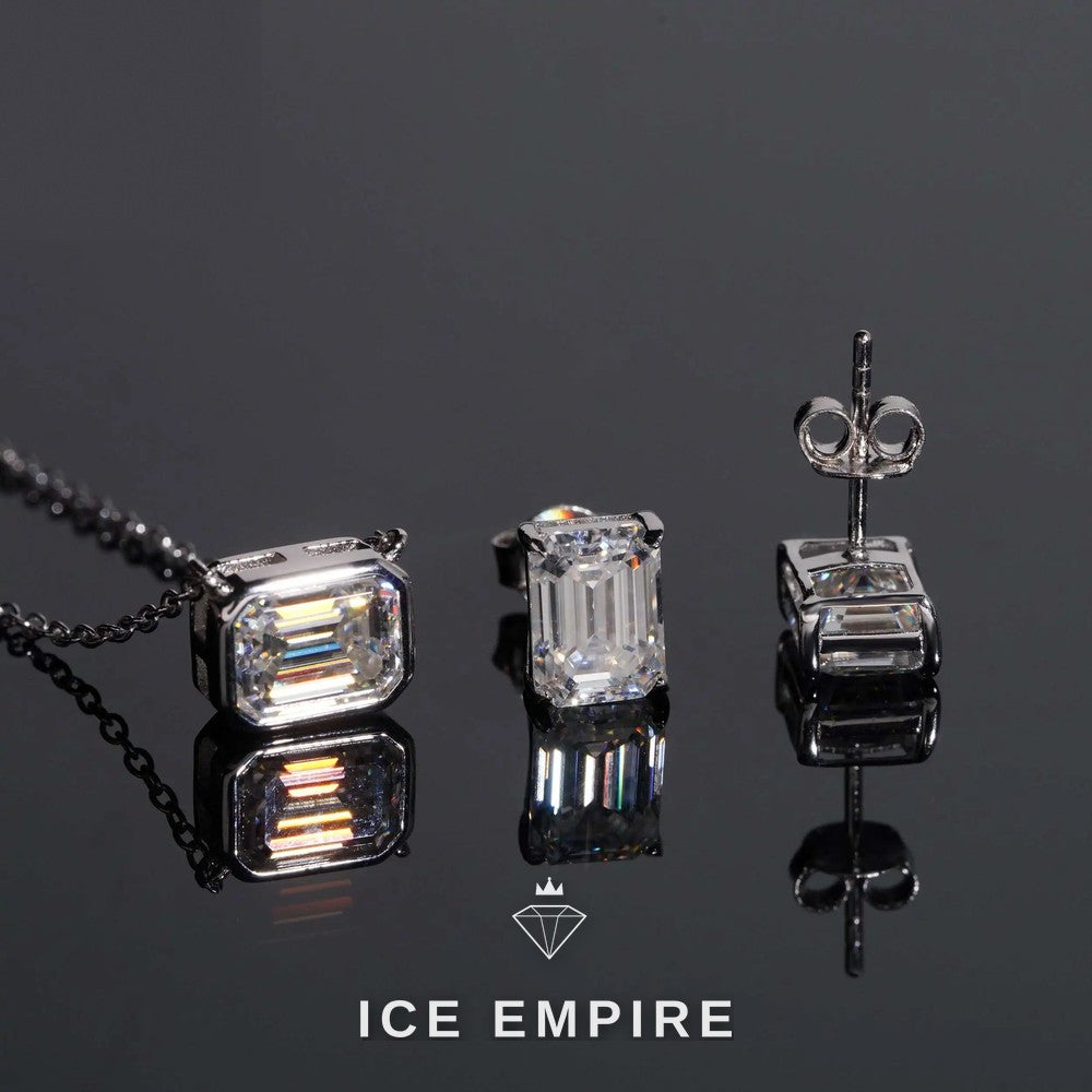 Iced Out Gold Plated Moissanite Pendant