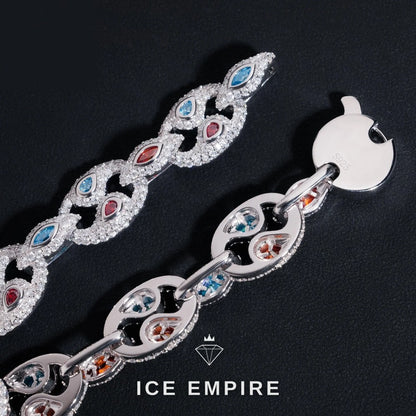 Iced Out 925 Silver Moissanite Bracelet