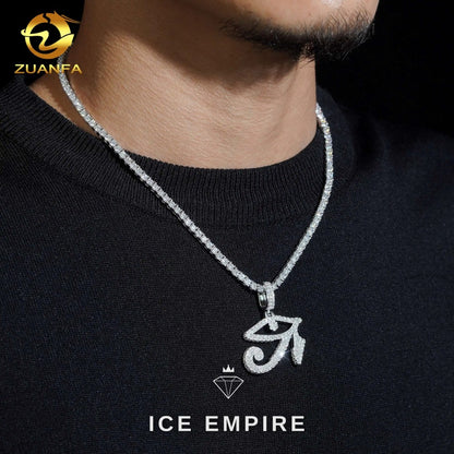 Iced Out Gold Plated Lab Grown Diamond Pendant
