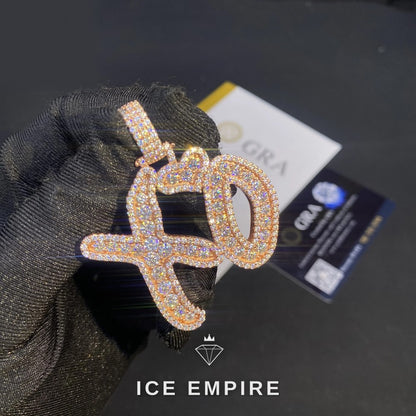 Iced Out 925 Silver Pendant
