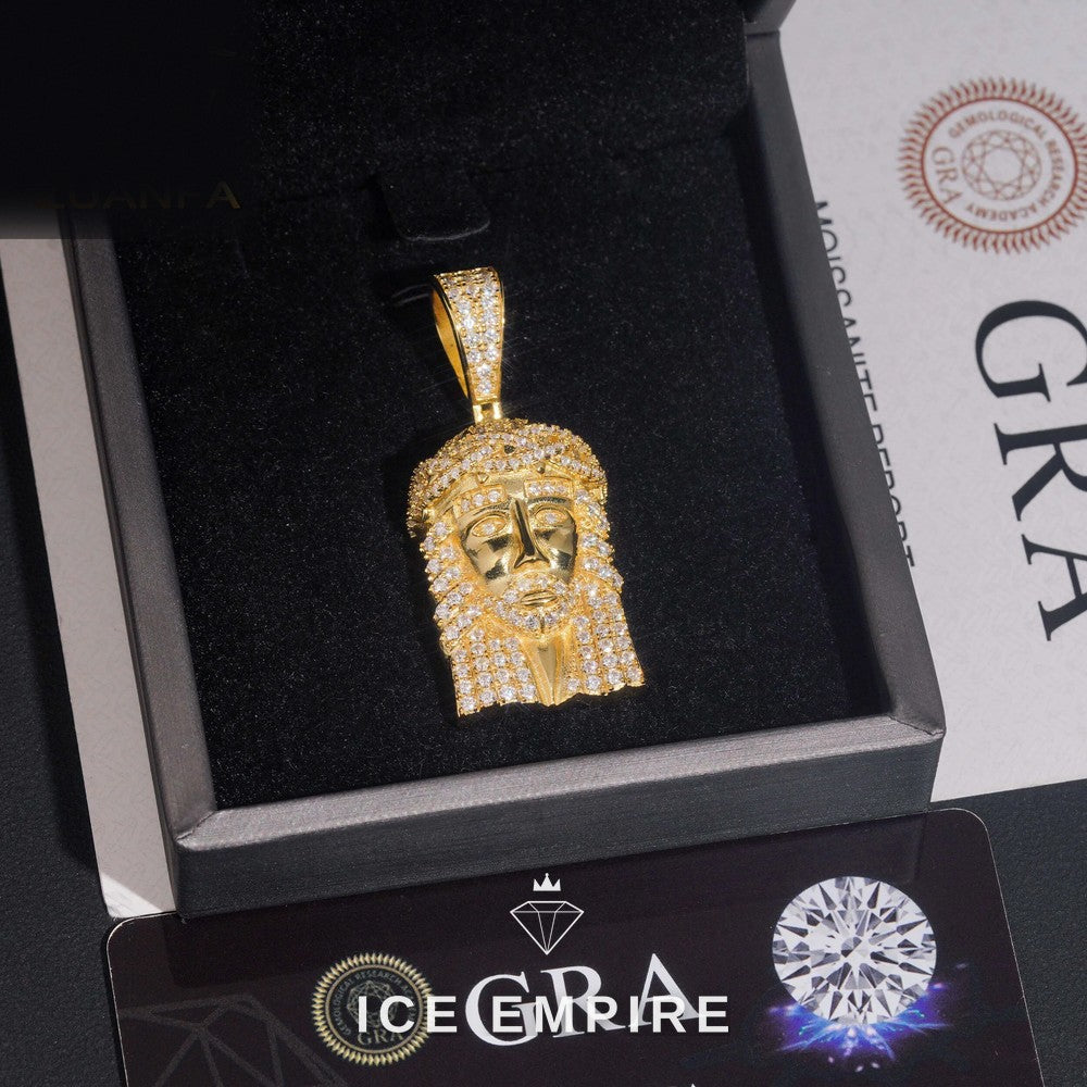 Iced Out Rose Gold Plated Pendant