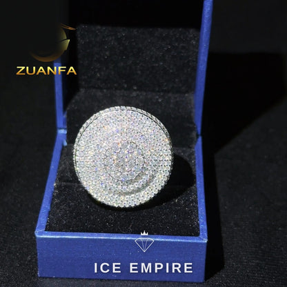 Iced Out Gold Plated Moissanite Cuban Chain