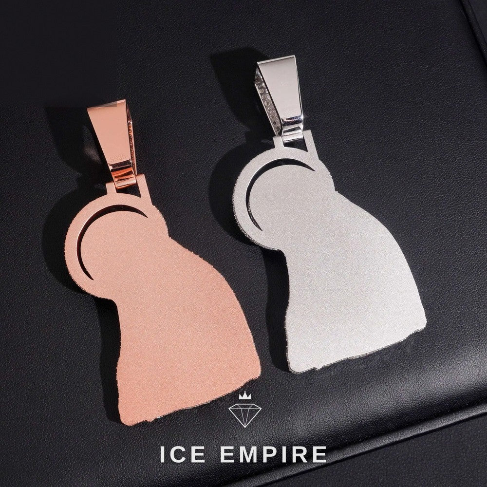 Iced Out Rose Gold Plated Moissanite Cuban Chain
