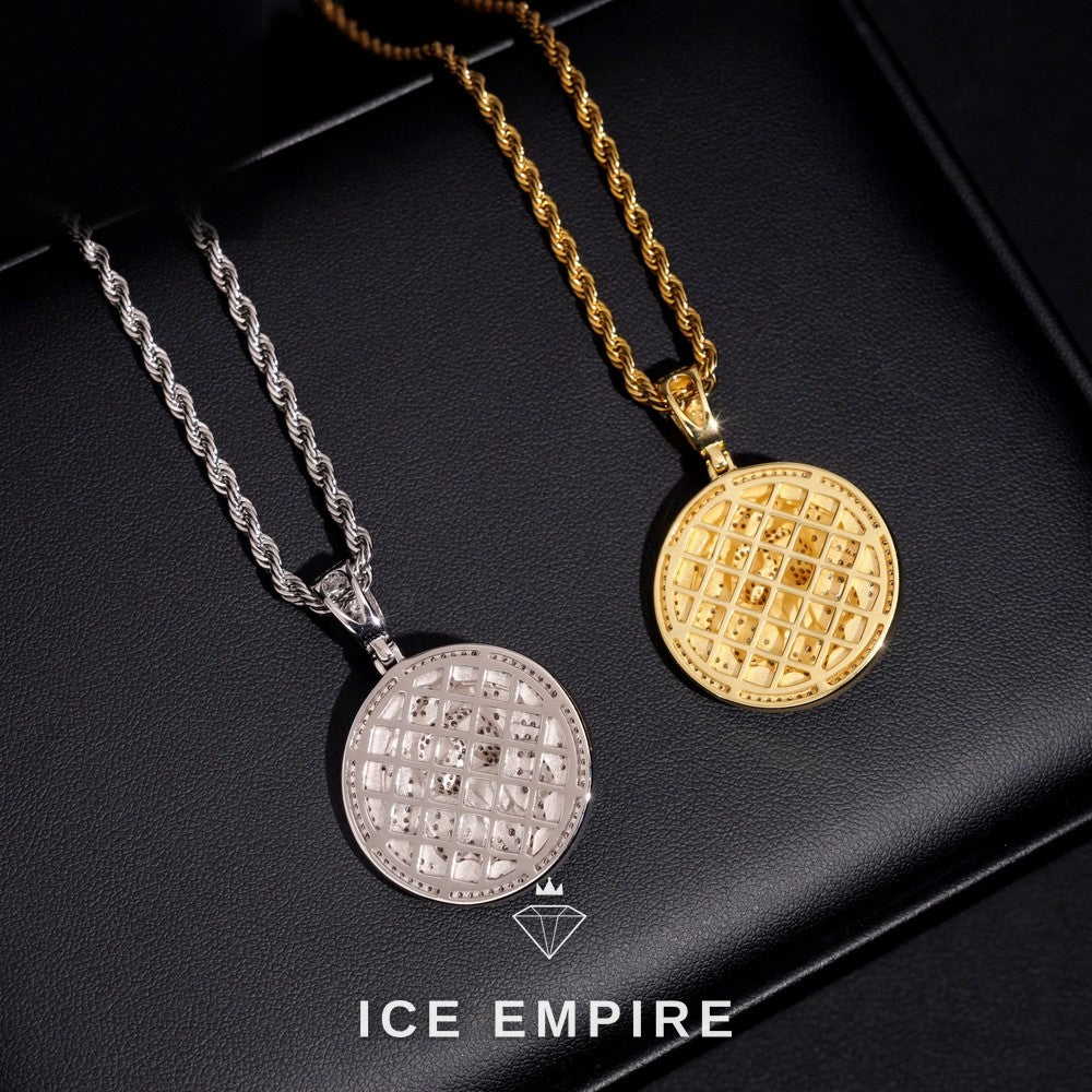 Iced Out 925 Silver Moissanite Pendant