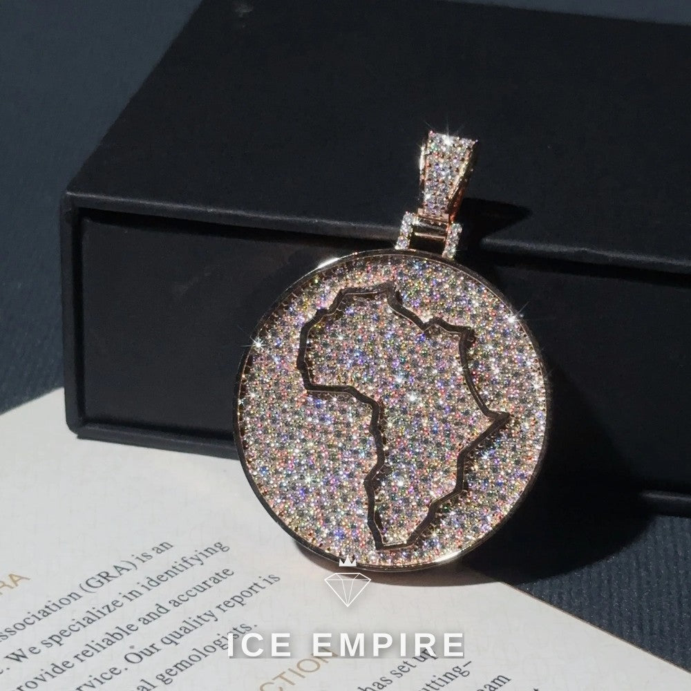 Iced Out Baguette Rose Gold Plated Cuban Chain