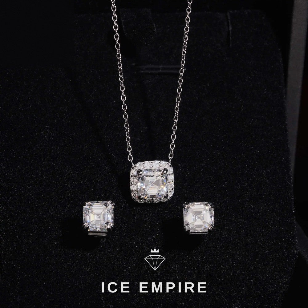 Iced Out Rose Gold Plated Moissanite Cuban Chain