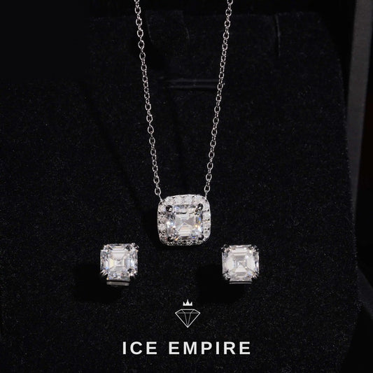Iced Out Rose Gold Plated Moissanite Cuban Chain