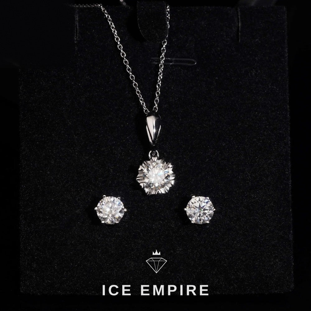 Iced Out Rose Gold Plated Moissanite Cuban Chain