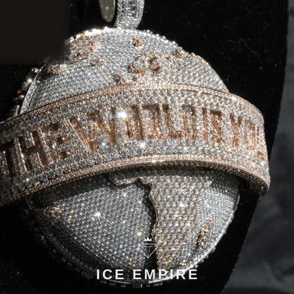 Iced Out 925 Silver Moissanite Pendant