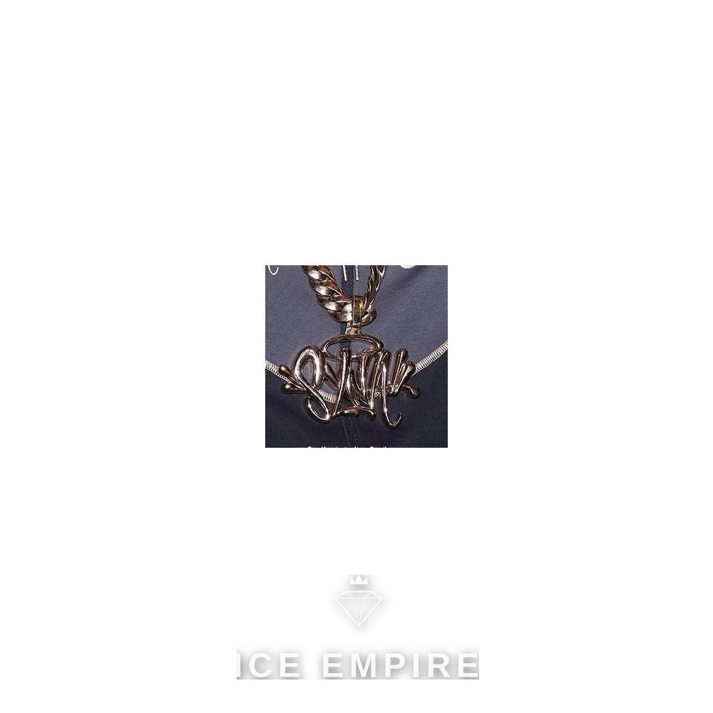 Iced Out Cross 925 Silver Pendant
