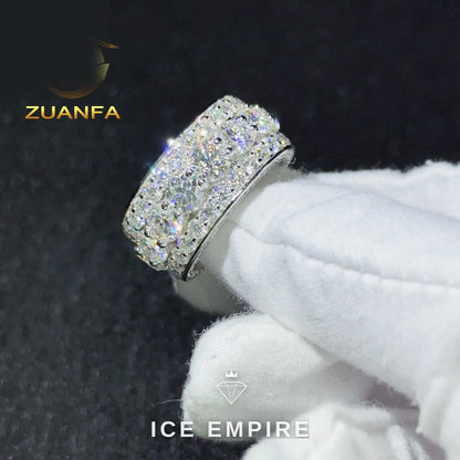 Iced Out Gold Plated Moissanite Cuban Chain