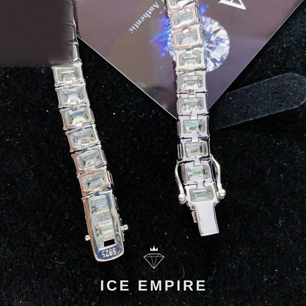 Iced Out Rose Gold Plated Moissanite Cuban Chain