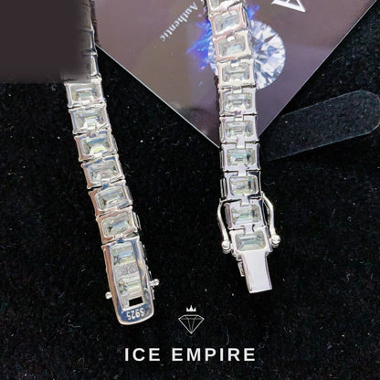 Iced Out Rose Gold Plated Moissanite Cuban Chain